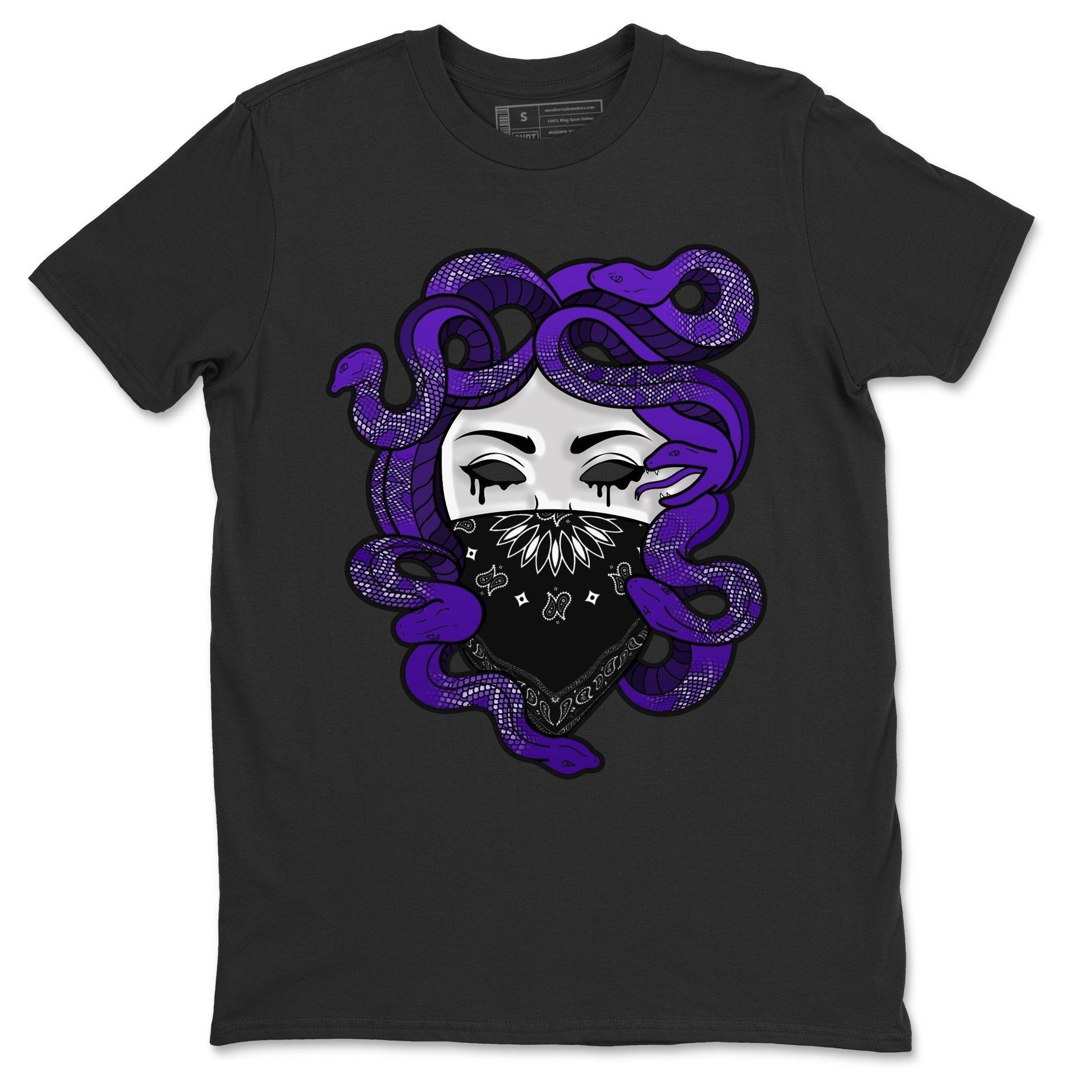 Jordan 1 Court Purple Sneaker Match Tees Medusa Sneaker Tees Jordan 1 Court Purple Sneaker Release Tees Unisex Shirts