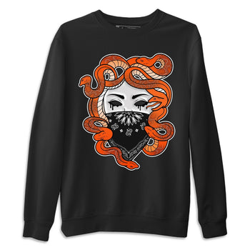 Jordan 1 Electro Orange Sneaker Match Tees Medusa Sneaker Tees Jordan 1 Electro Orange Sneaker Release Tees Unisex Shirts