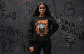 Jordan 1 Electro Orange Sneaker Match Tees Medusa Sneaker Tees Jordan 1 Electro Orange Sneaker Release Tees Unisex Shirts