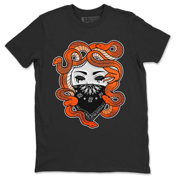 Jordan 1 Electro Orange Sneaker Match Tees Medusa Sneaker Tees Jordan 1 Electro Orange Sneaker Release Tees Unisex Shirts