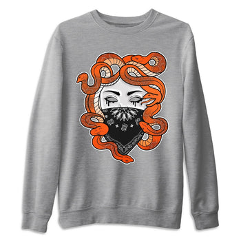 Jordan 1 Electro Orange Sneaker Match Tees Medusa Sneaker Tees Jordan 1 Electro Orange Sneaker Release Tees Unisex Shirts