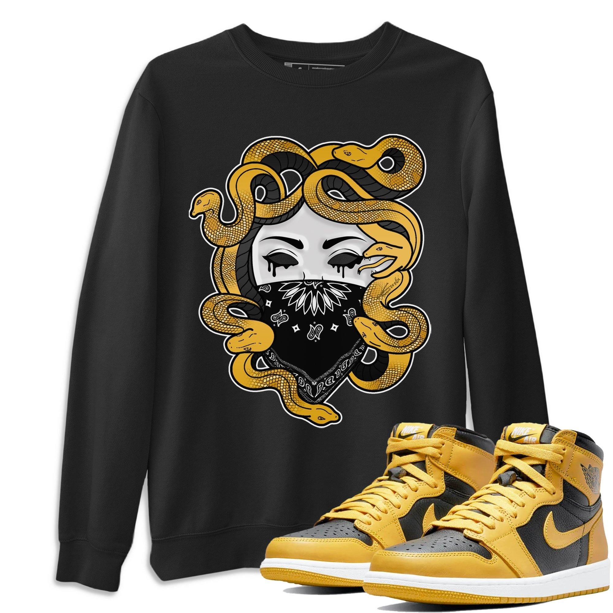 Jordan 1 Pollen Sneaker Match Tees Medusa Sneaker Tees Jordan 1 Pollen Sneaker Release Tees Unisex Shirts