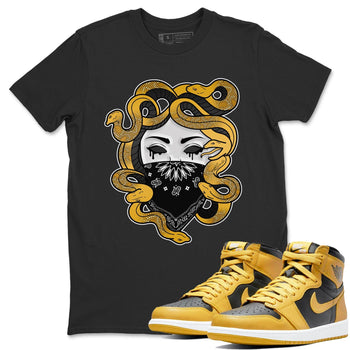Jordan 1 Pollen Sneaker Match Tees Medusa Sneaker Tees Jordan 1 Pollen Sneaker Release Tees Unisex Shirts