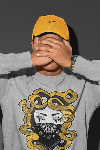 Jordan 1 Pollen Sneaker Match Tees Medusa Sneaker Tees Jordan 1 Pollen Sneaker Release Tees Unisex Shirts