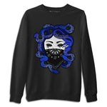 Jordan 1 Royal Black Sneaker Match Tees Medusa Sneaker Tees Jordan 1 Royal Black Sneaker Release Tees Unisex Shirts