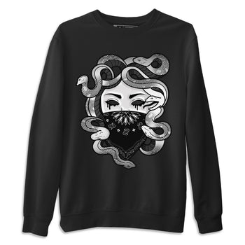 Jordan 1 Silver Toe Sneaker Match Tees Medusa Sneaker Tees Jordan 1 Silver Toe Sneaker Release Tees Unisex Shirts