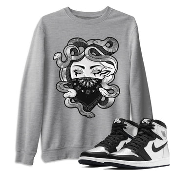 Jordan 1 Silver Toe Sneaker Match Tees Medusa Sneaker Tees Jordan 1 Silver Toe Sneaker Release Tees Unisex Shirts