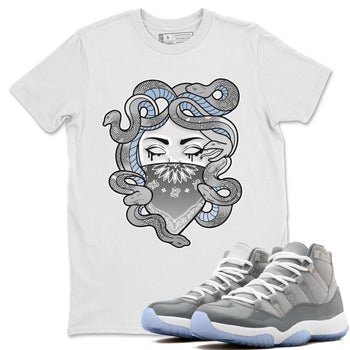 Jordan 11 Cool Grey Sneaker Match Tees Medusa Sneaker Tees Jordan 11 Cool Grey Sneaker Release Tees Unisex Shirts