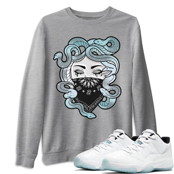Jordan 11 Legend Blue Sneaker Match Tees Medusa Sneaker Tees Jordan 11 Legend Blue Sneaker Release Tees Unisex Shirts