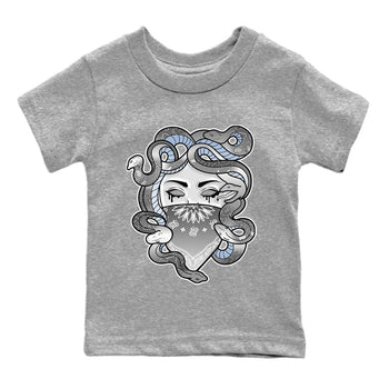 Air Jordan 11 White Cement Sneaker Match Tees Medusa Sneaker Tees Air Jordan 11 Cement Grey Sneaker Release Tees Kids Shirts Heather Grey 2