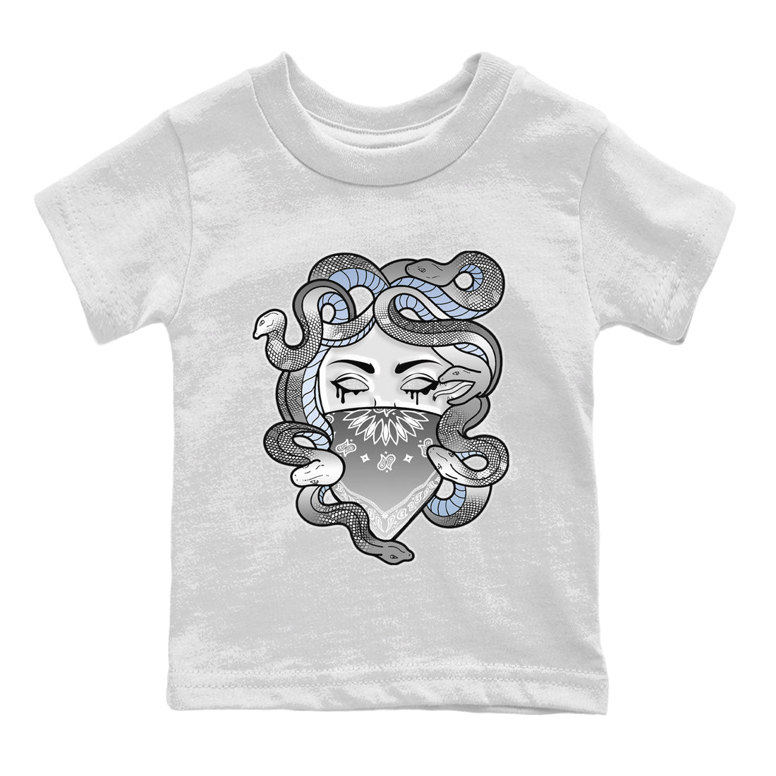 Air Jordan 11 White Cement Sneaker Match Tees Medusa Sneaker Tees Air Jordan 11 Cement Grey Sneaker Release Tees Kids Shirts White 2