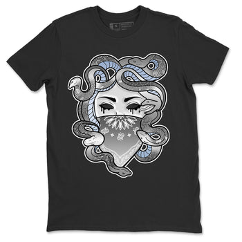 Air Jordan 11 White Cement Sneaker Match Tees Medusa Sneaker Tees Air Jordan 11 Cement Grey Sneaker Release Tees Unisex Shirts Black 2