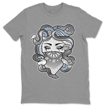 Air Jordan 11 White Cement Sneaker Match Tees Medusa Sneaker Tees Air Jordan 11 Cement Grey Sneaker Release Tees Unisex Shirts Heather Grey 2