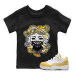 Jordan 11 Yellow Python Sneaker Match Tees Medusa Sneaker Tees Jordan 11 Yellow Python Sneaker Release Tees Kids Shirts