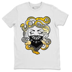 Jordan 11 Yellow Python Sneaker Match Tees Medusa Sneaker Tees Jordan 11 Yellow Python Sneaker Release Tees Unisex Shirts