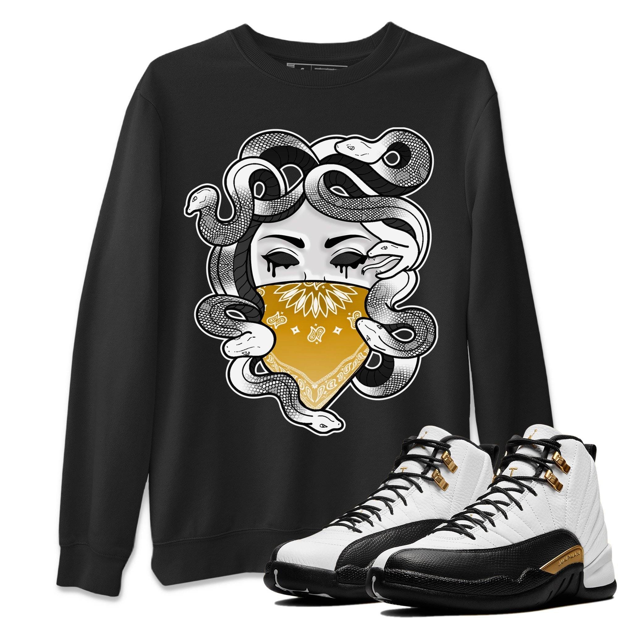Jordan 12 Royalty Sneaker Match Tees Medusa Sneaker Tees Jordan 12 Royalty Sneaker Release Tees Unisex Shirts