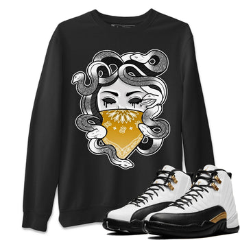Jordan 12 Royalty Sneaker Match Tees Medusa Sneaker Tees Jordan 12 Royalty Sneaker Release Tees Unisex Shirts