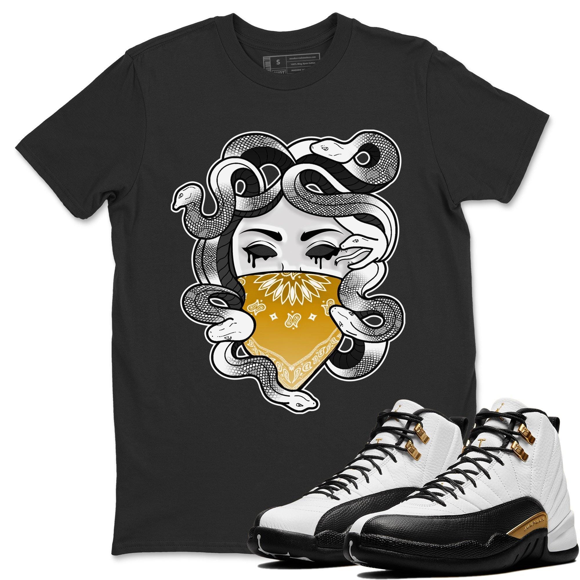 Jordan 12 Royalty Sneaker Match Tees Medusa Sneaker Tees Jordan 12 Royalty Sneaker Release Tees Unisex Shirts