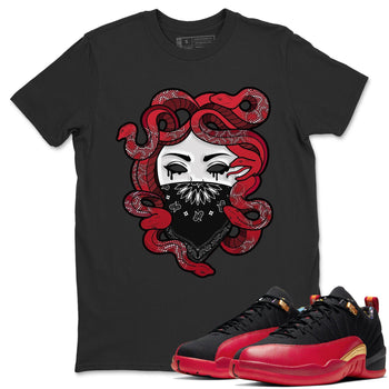 Jordan 12 Super Bowl Sneaker Match Tees Medusa Sneaker Tees Jordan 12 Super Bowl Sneaker Release Tees Unisex Shirts