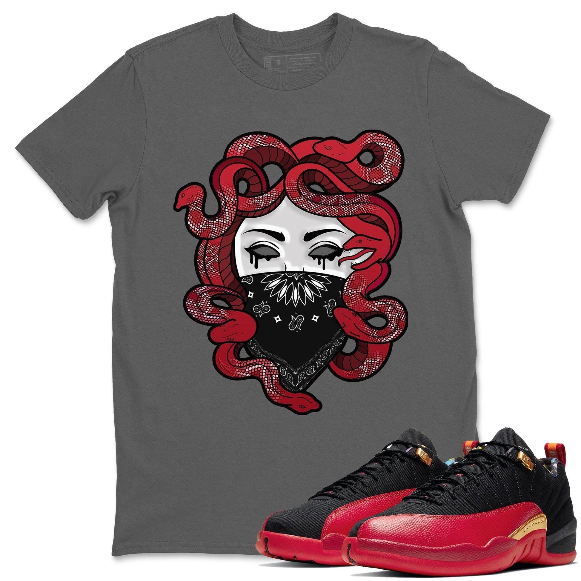 Jordan 12 Super Bowl Sneaker Match Tees Medusa Sneaker Tees Jordan 12 Super Bowl Sneaker Release Tees Unisex Shirts