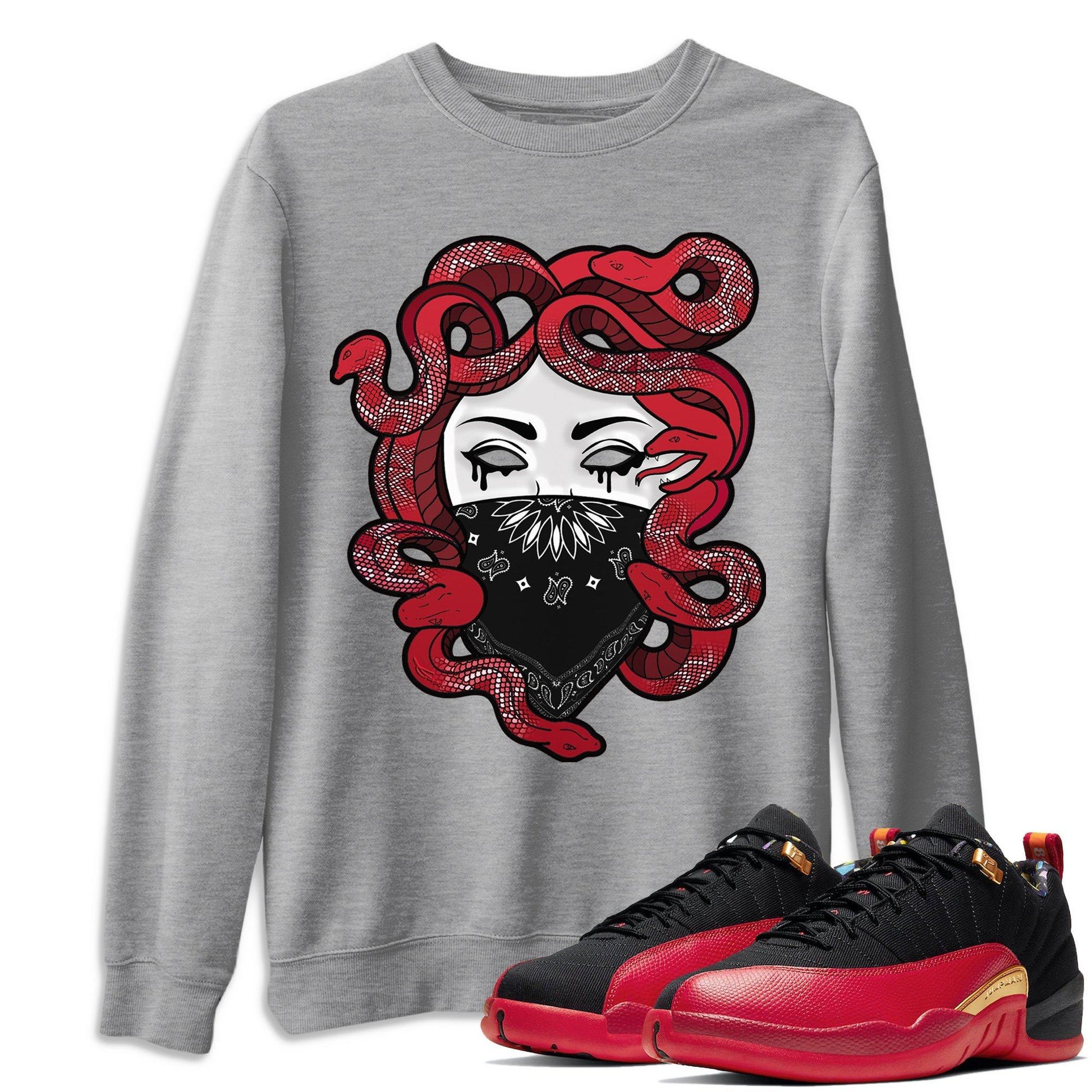 Jordan 12 Super Bowl Sneaker Match Tees Medusa Sneaker Tees Jordan 12 Super Bowl Sneaker Release Tees Unisex Shirts
