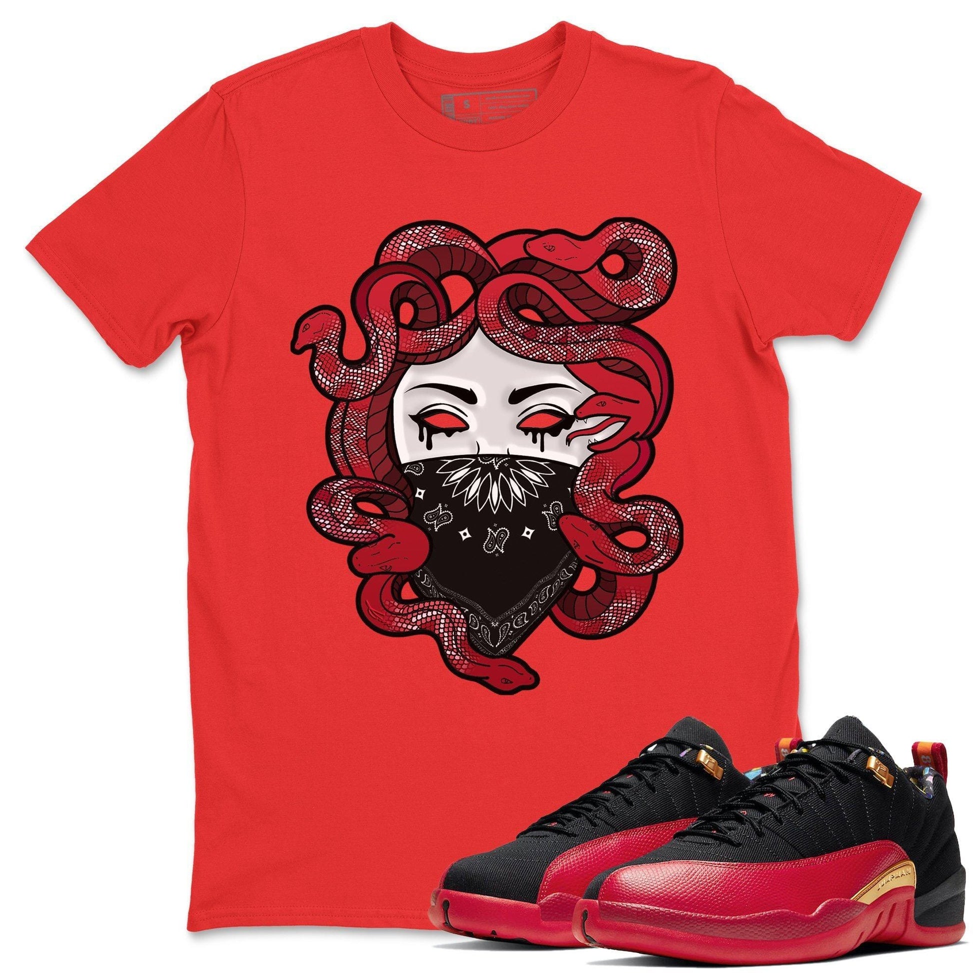Jordan 12 Super Bowl Sneaker Match Tees Medusa Sneaker Tees Jordan 12 Super Bowl Sneaker Release Tees Unisex Shirts