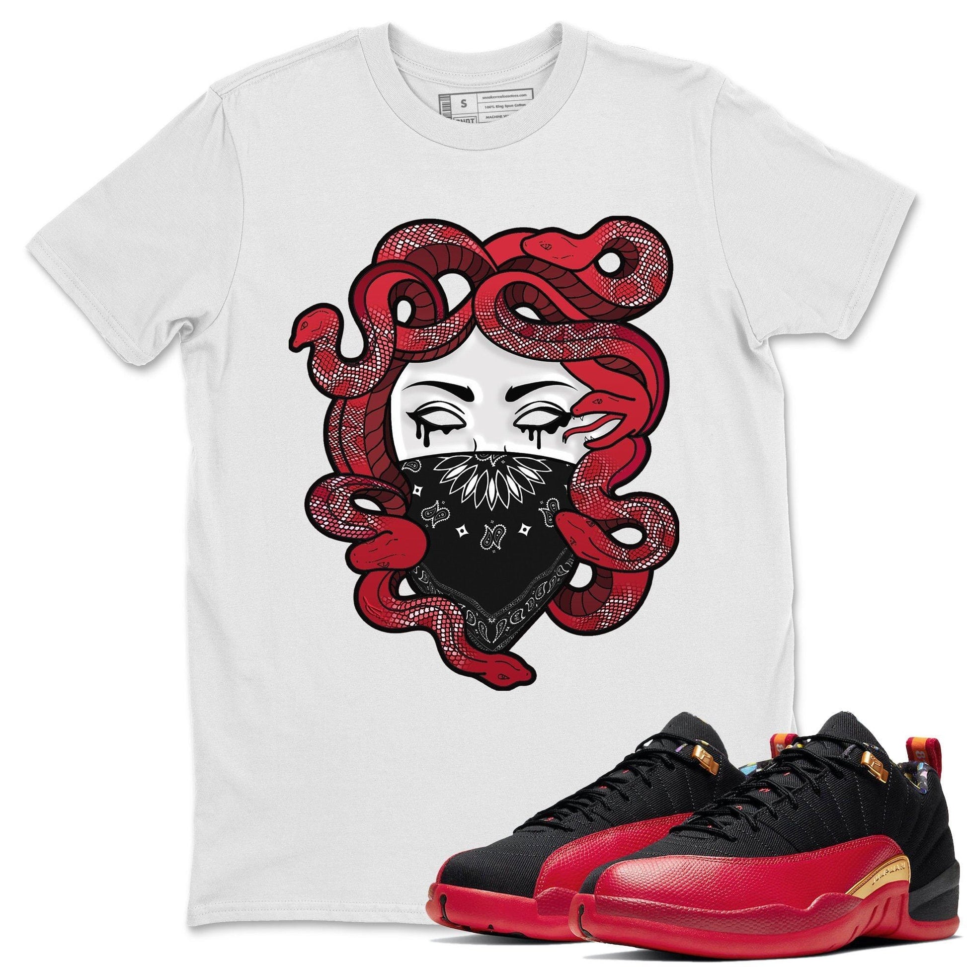 Jordan 12 Super Bowl Sneaker Match Tees Medusa Sneaker Tees Jordan 12 Super Bowl Sneaker Release Tees Unisex Shirts