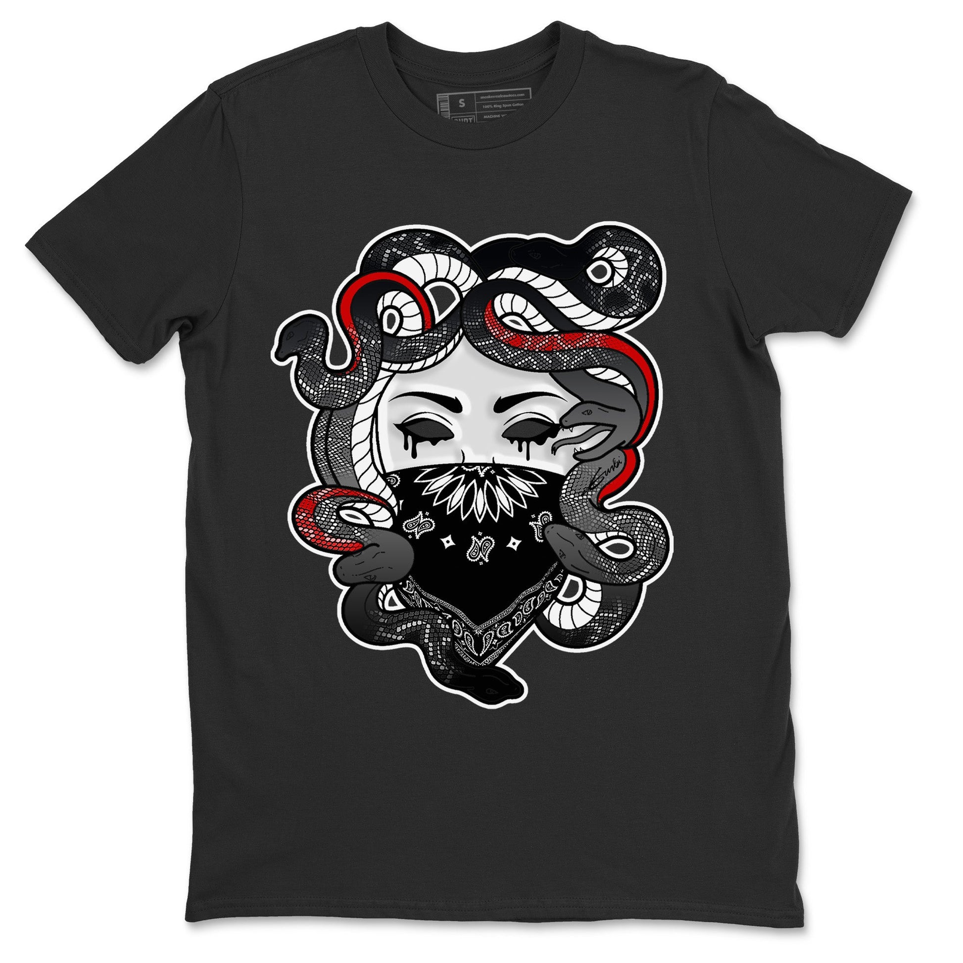 Air Jordan 13 Black Flint Sneaker Match Tees Medusa Sneaker Tees Air Jordan 13 Retro Black Flint Sneaker Release Tees Unisex Shirts Black 2