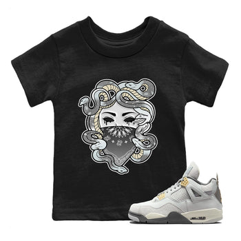 Jordan 4 Craft Sneaker Match Tees Medusa Sneaker Tees Jordan 4 Craft Sneaker Release Tees Kids Shirts