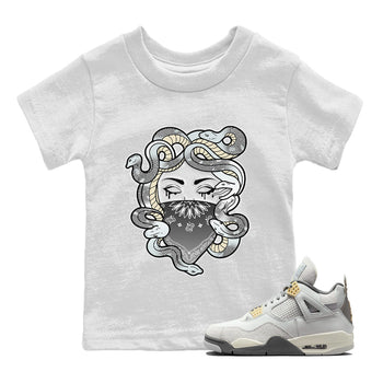 Jordan 4 Craft Sneaker Match Tees Medusa Sneaker Tees Jordan 4 Craft Sneaker Release Tees Kids Shirts
