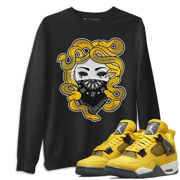 Jordan 4 Lightning Sneaker Match Tees Medusa Sneaker Tees Jordan 4 Lightning Sneaker Release Tees Unisex Shirts