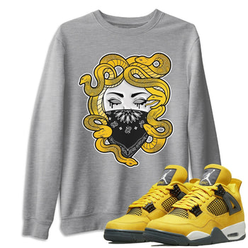 Jordan 4 Lightning Sneaker Match Tees Medusa Sneaker Tees Jordan 4 Lightning Sneaker Release Tees Unisex Shirts