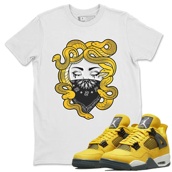 Jordan 4 Lightning Sneaker Match Tees Medusa Sneaker Tees Jordan 4 Lightning Sneaker Release Tees Unisex Shirts