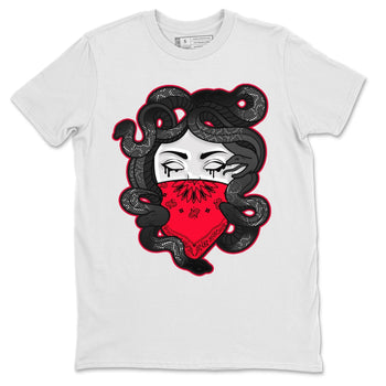 Jordan 4 Red Thunder Sneaker Match Tees Medusa Sneaker Tees Jordan 4 Red Thunder Sneaker Release Tees Unisex Shirts