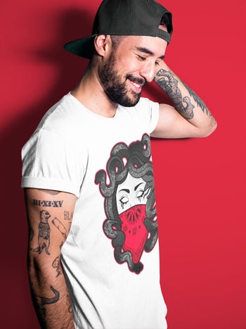 Jordan 4 Red Thunder Sneaker Match Tees Medusa Sneaker Tees Jordan 4 Red Thunder Sneaker Release Tees Unisex Shirts