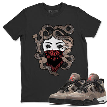 Jordan 4 Taupe Haze Sneaker Match Tees Medusa Sneaker Tees Jordan 4 Taupe Haze Sneaker Release Tees Unisex Shirts