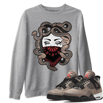Jordan 4 Taupe Haze Sneaker Match Tees Medusa Sneaker Tees Jordan 4 Taupe Haze Sneaker Release Tees Unisex Shirts
