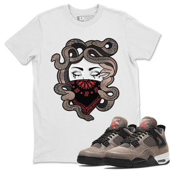 Jordan 4 Taupe Haze Sneaker Match Tees Medusa Sneaker Tees Jordan 4 Taupe Haze Sneaker Release Tees Unisex Shirts