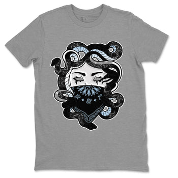 AJ7 Chambray shirt to match jordans Medusa sneaker tees Air Jordan 7 Chambray SNRT Sneaker Release Tees Unisex Heather Grey 2 T-Shirt