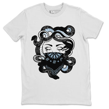 AJ7 Chambray shirt to match jordans Medusa sneaker tees Air Jordan 7 Chambray SNRT Sneaker Release Tees Unisex White 2 T-Shirt