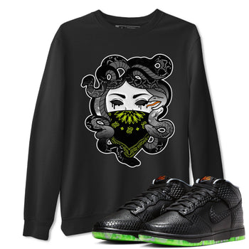 Dunk Mid Premium shirt to match jordans Medusa sneaker tees Dunk Mid Halloween SNRT Sneaker Tees Sneaker Matching Clothing Brand Unisex Sneaker Tee Black 1 T-Shirt