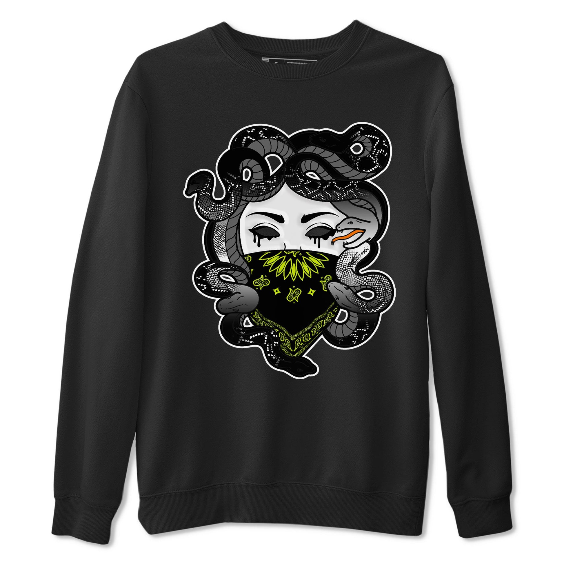 Dunk Mid Premium shirt to match jordans Medusa sneaker tees Dunk Mid Halloween SNRT Sneaker Tees Sneaker Matching Clothing Brand Unisex Sneaker Tee Black 2 T-Shirt