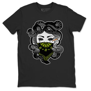 Dunk Mid Premium shirt to match jordans Medusa sneaker tees Dunk Mid Halloween SNRT Sneaker Tees Sneaker Matching Clothing Brand Unisex Sneaker Tee Black 2 T-Shirt