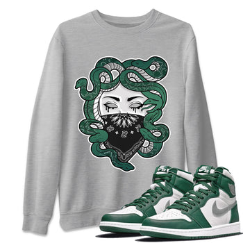 Jordan 1 Gorge Green Sneaker Match Tees Medusa Sneaker Tees Jordan 1 Gorge Green Sneaker Release Tees Unisex Shirts