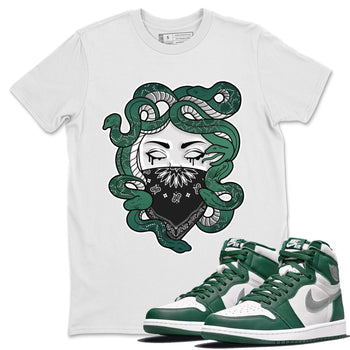 Jordan 1 Gorge Green Sneaker Match Tees Medusa Sneaker Tees Jordan 1 Gorge Green Sneaker Release Tees Unisex Shirts