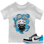 Jordan 1 Powder Blue Sneaker Match Tees Medusa Sneaker Tees Jordan 1 Powder Blue Sneaker Release Tees Kids Shirts