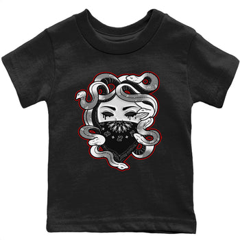 Jordan 12 Playoffs Sneaker Match Tees Medusa Sneaker Tees Jordan 12 Playoffs Sneaker Release Tees Kids Shirts