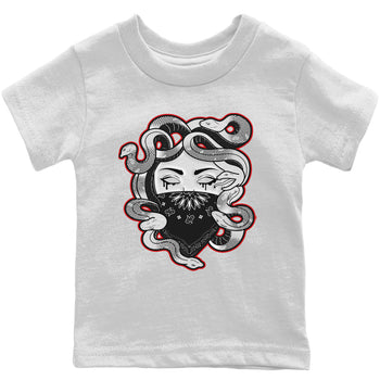 Jordan 12 Playoffs Sneaker Match Tees Medusa Sneaker Tees Jordan 12 Playoffs Sneaker Release Tees Kids Shirts