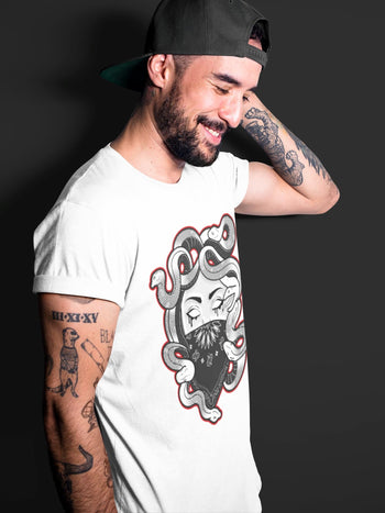Jordan 12 Playoffs Sneaker Match Tees Medusa Sneaker Tees Jordan 12 Playoffs Sneaker Release Tees Unisex Shirts
