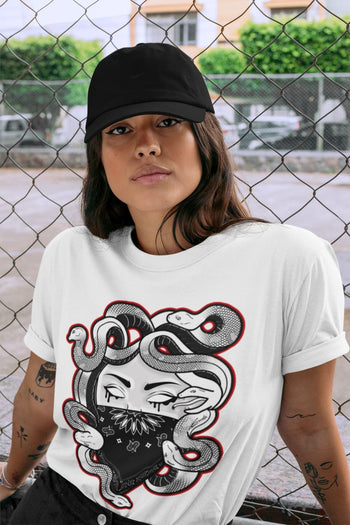 Jordan 12 Playoffs Sneaker Match Tees Medusa Sneaker Tees Jordan 12 Playoffs Sneaker Release Tees Unisex Shirts